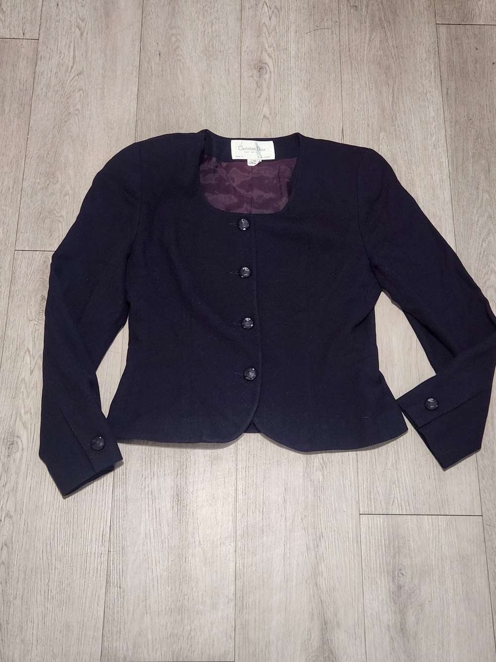 ​Christian Dior Vintage 100% Wool Blazer Jacket